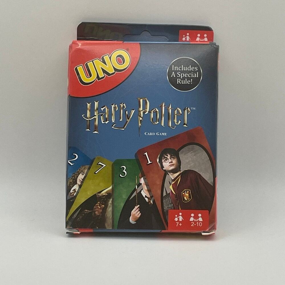 UNO-HARRY POTTER Edition Card Game,Tons Of Family Fun! 2-10 Players. Brand NEW